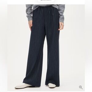 J crew Cosmo pant in pinstriped Italian studio wool NWT sz XS